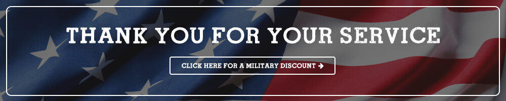 Thank You For Your Service - Military Discount